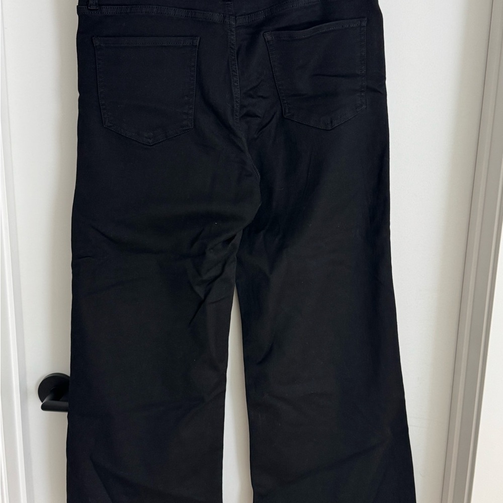 Kut from the Kloth black Meg High Rise Wide Leg Jeans (12) - Picture 3 of 4
